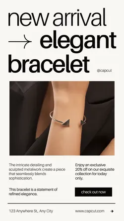 Fashion Accessories New Arrival Instgram Story