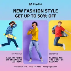 Fashion Industry Men's Clothing Promotion