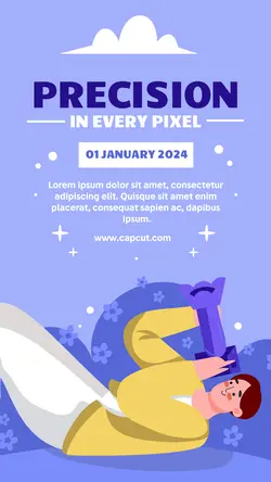 Precision in Every Pixel - IG Story Template