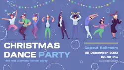 Christmas Dance Party Twitter Post