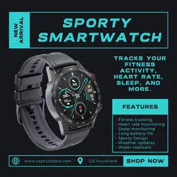 Smartwatch Product Display Instagram Post