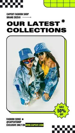 Streetwear Brand New Collection Instagram Story