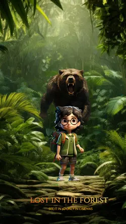 Cinema 3D Lost In The Forest Instagram Story 