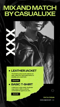 Fashion Product Mix and Match Instagram Story