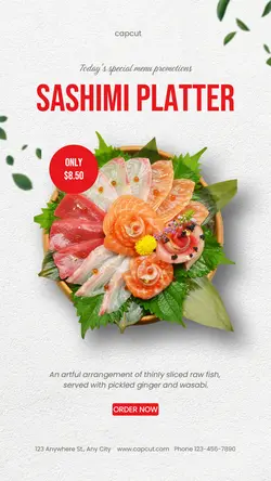 Japanese Food Sale Instagram Story