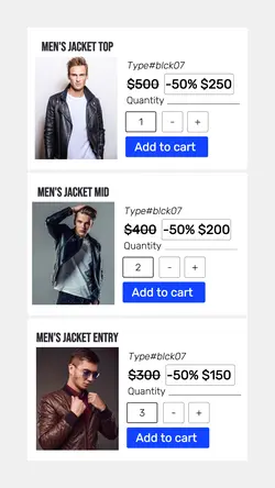 2024hot add to cart men's clothes