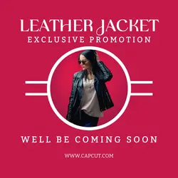 Leather Jacket Product Display Instagram Post