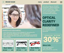 fashion eyeglasses promotion facebookpost