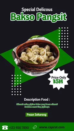 Food Design Instagram Story