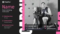 Workout & Fitness Rock climbing instructor