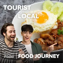 Tourist VS Local Food Journey Youtube Thumbnail