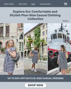 Fashion Plus Size Promotion Sale