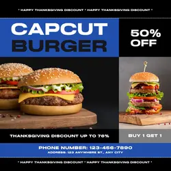 Thanksgiving Promo Burger