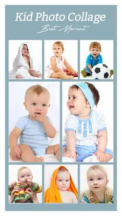 Non-Marketing Photo Collage Kid photo Instagram Story