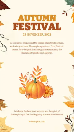 Autumn Festival Instagram Story
