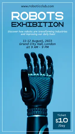 Other Industry Robot Exhibition Instagram Story