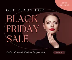 Cosmetic Product Promotion Sale