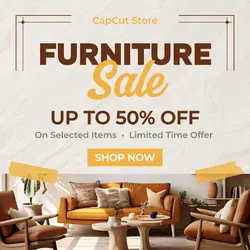 Furniture Product Sale Promotion Template