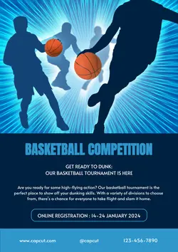 Non-Marketing Sports Tournament Activity Poster