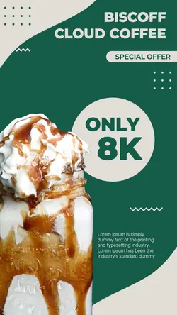 Green Minimalist Special Offer Product