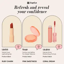 Cosmetics Lip gloss Display Minimalist