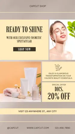 Beauty Skincare Instagram Story Minimalist Concept