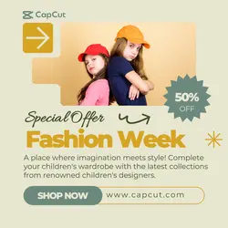 Special Offer Fashion Week Instagram Post