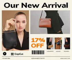 New Arrival Bags Discount Facebook Post