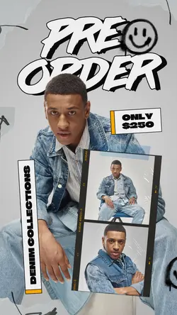 Multi-Product Denim Pre-Order Promotion Story