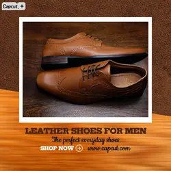 Leather Shoes For Men Instagram post