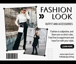 Fashion Look Product Display Facebook Post