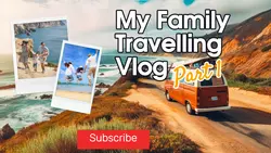 YouTube Thumbnail Family Travelling Vlog