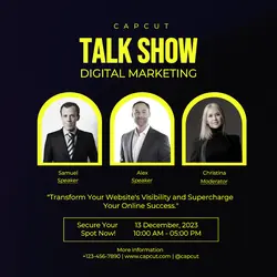 Talk Show Promotion Instagram Post