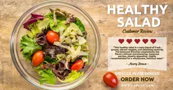 Food Salad Testimony In Facebook Ads