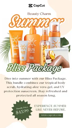 Body Care Product Bundle Promotion Instagram Story