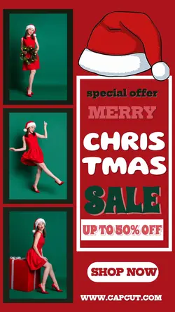 Christmas sale instagram story