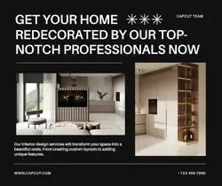 Business Interior Design Facebook Post