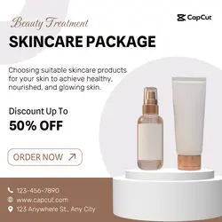 Beauty Care Package Instagram Post