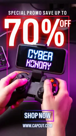 cyber monday sale instagram story