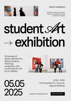 Non-Marketing Campus Activities White Minimalist