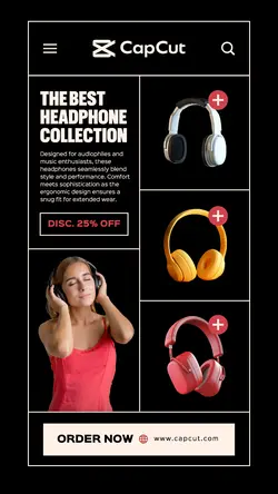 The Best Headphone Collection Promo Instagram Story