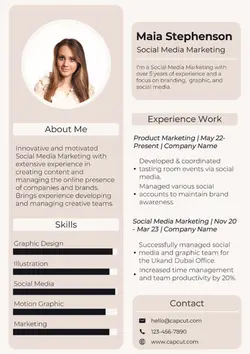 Non-marketing Resume Minimalist