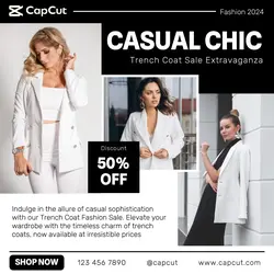 Fashion casual Promotion Instagram Post