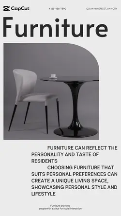 Home furnishings board show minimalist style