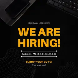Simple Black Hiring Template