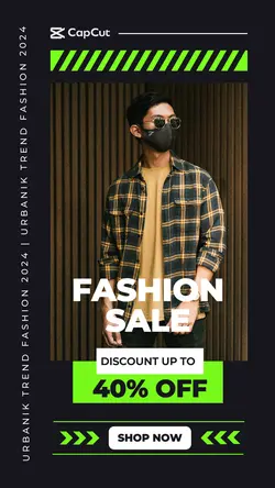 Men Fashion Promotion Instagram Story
