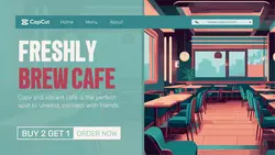 Cafe Promotion Twitter Post