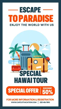 Vacation Travel Promotion for instagram story