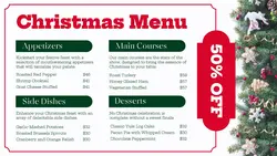 Christmas Menu Promotion Youtube Thumbnail