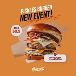Hamburger Fast Food New Products 
